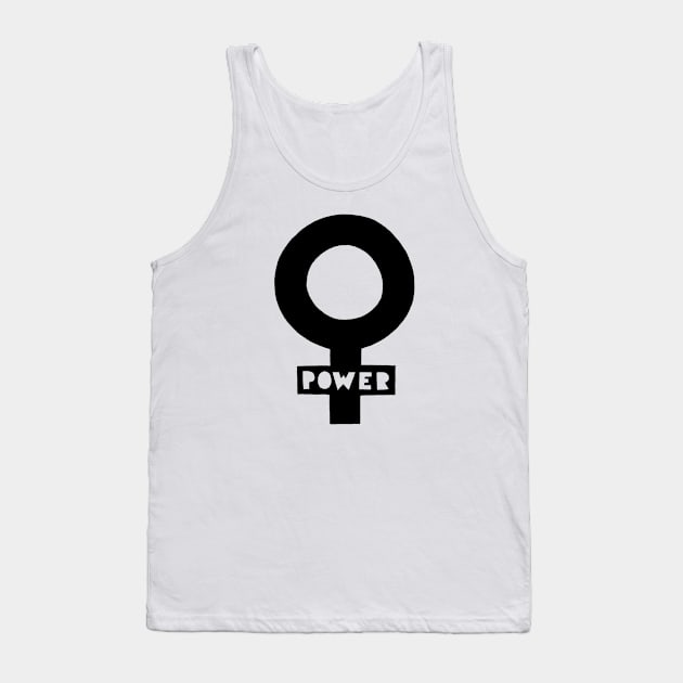 Feminist Power Tank Top by Josephine Skapare